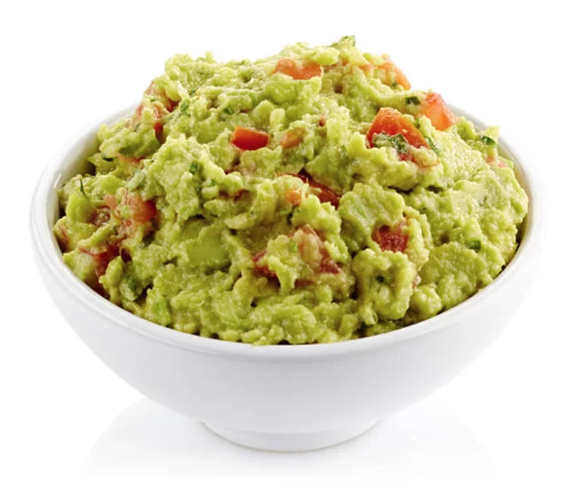 a bowl of guacamole