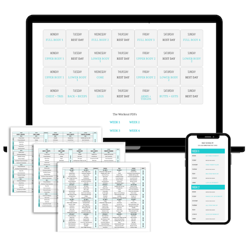 Lazy Girl Program Workout Schedules PDFs