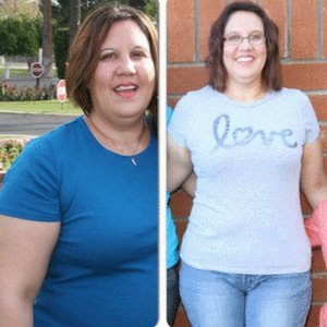 before and after results from using Christina Carlyle's Total Transformation Program